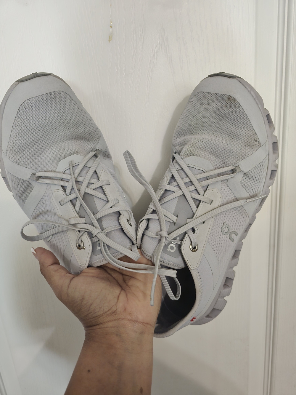 On Running Running Women's Cloud White Lightweight Running Shoes